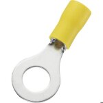 Tru components 746750 cosse � oeillet section max. =6 mm� � du trou=8. 4 mm partiellement isol� jaune ...