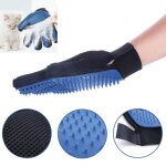 True touch gants brosse poils main droite pour chien chat nettoyage doux et efficace