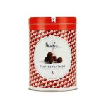 Truffes fantaisie aux éclats de caramel au beurre salé avec arôme naturel en boîte fer - boite métal ... Truffes fantaisie aux éclats de caramel au beurre salé avec arôme naturel en boîte fer - boite métal ...
