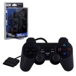 Ttxtech manette pad joystick analogique filaire dual shock 2 pour console sony playstation 2 ps2 noir ...