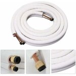 Tube de climatiseur tuyau de cuivre � serpentin isol� en cuivre tuyau de climatisation tuyauterie en ...