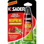 Tube colle contact - sader - néoprène - sans solvant - 30ml - translucide au séchage Tube colle contact - sader - néoprène - sans solvant - 30ml - translucide au séchage