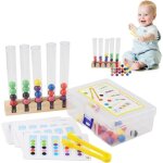Jouet �ducatif - tube � essai de perles - couleurs vari�es - � partir de 18 mois - mixte