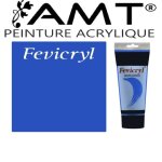 Peinture acrylique en tube phtalocyanine bleu 200ml - amt