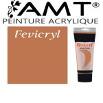 Tube de peinture acrylique - 200ml - raw sienna - fevicryl