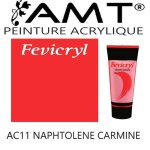 Peinture acrylique en tube rouge de carmin naphtol 200ml - amt