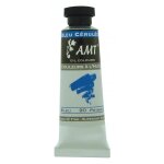 Peinture  lhuile fine en tube bleu ceruleen 45ml - amt