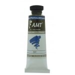 Peinture  lhuile fine en tube bleu de phtalocyanine 45ml - amt