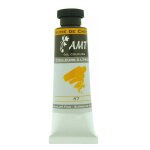 Peinture � lhuile - amt - jaune de chrome - tube 45ml - haute intensit� - riche en pigments