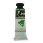 Peinture  lhuile fine en tube vert meraude 45ml - amt