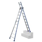 Echelle transformable - tubesca - platinium - 2 plans - aluminium - charge max 150 kg Echelle transformable - tubesca - platinium - 2 plans - aluminium - charge max 150 kg