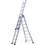 Tubesca - echelle transformable 3 plans 8 + 8 + 8 chelons haut. daccs maxi 607m - platinium tubesca ...