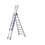 Tubesca - echelle transformable 3x9 haut 265 - platinium tubesca comabi