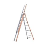 Tubesca - echelle transformable en aluminium 3x12 haut. 7m96 - pronor 3 plans
