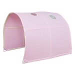 Tunnel pour lit enfant superpose tente accessoires rose 90 par 70 par 100
