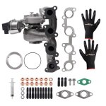 Turbocompresseur turbo moteur pour audi a3 yeti eos golf 6 jetta 3 passat scirocco 3 - 2. 0 bv43