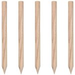 Tuteurs g�od�siques en bois de h�tre kotarbau� pour tomates l�gumes et arbres 40 cm lot de 5
