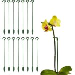 Tuteur plante - 15 pi�ce b�tons de support - 27cm piquets - vert