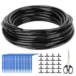 Tuyau arrosage automatique 30m syst�me dirrigation jardin 3 / 5 mm kit arrosage avec 20 t connecteurs ...
