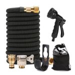 Tuyau darrosage extensible de 15 m avec 8 buses raccords en laiton massif 3 - 4 et 1 - 2 tuyau darrosage ... Tuyau darrosage extensible de 15 m avec 8 buses raccords en laiton massif 3 - 4 et 1 - 2 tuyau darrosage ...
