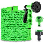 Tuyau arrosage extensible - marque - 30m / 100ft - buse 7 modes - adaptable 1 / 2?? et 3 / 4??