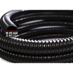 Wiltec tuyau daspiration noir ? 05 m / � 25 mm (1) / 180 g / m ? avec spirale de renforcement ? tube ...