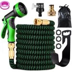 Tuyau darrosage de 229 m avec 10 modes de pulv�risation deau flexible et extensible avec connecteurpistolet ...