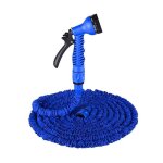 Tuyau darrosage 30 m - 100 pieds dispose de 7 pistolets rétractables pour le jardin les animaux domestiques ... Tuyau darrosage 30 m - 100 pieds dispose de 7 pistolets rétractables pour le jardin les animaux domestiques ...