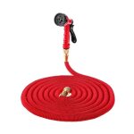 Tuyau darrosage extensible - avizar - extensible 20?100m - rouge - l�ger et flexible - abs / tpe