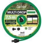 Tuyau darrosage - multi drop - souple perfor� - 15 m - vert - arrosage de jardin