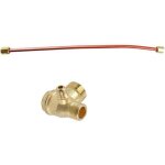 Tuyau d�chappement pour compresseur dair - pzcc - 400 mm - clapet anti - retour � 3 voies - alliage de ...
