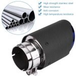 Tuyau dchappement voiture inoxydable le pot dchappement auto embout sortie 60mm - roe