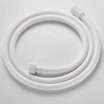 Tuyau de douche flexible en pvc blanc de 1. 5m pour pomme de douche � main de salle de bain