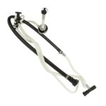 Tuyau durite alimentation retour de carburant gasoil avec pompe poire amorage compatible pour clio ii ...