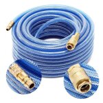 Wiltec tuyau d?air comprim� pvc 20 m ? diam�tre ext�rieur 12 mm ? flexible pneumatique pour compresseur ...