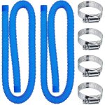 Tuyau de piscine - 32 mm - longueur : 150 cm - bleu - 2 tuyaux - pour pompe de filtration et systmes ...