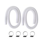 Tuyau de piscine - intex - remplacement pour pompe - 150cm - 32mm - lot de 2