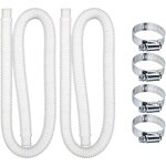 Tuyau de rechange pour piscine (double tube 4 boucles) pour piscine hors sol - convient pour pompe à ... Tuyau de rechange pour piscine (double tube 4 boucles) pour piscine hors sol - convient pour pompe à ...
