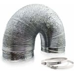 Tuyau ventilation en aluminium de 150 mm pour hotte aspirante ventilateur tubulair(5 m�tres de longueur) ...