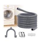 Tuyau de vidange pour machine  laver mitening 3m flexible dvacuation universeltuyau dvacuation deautuyau ...