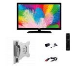 Pack antarion tv led 21. 5 54cm full hd 12v + support tv 180 camping - car