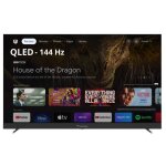 Tv qled uhd 4k gaming - continental edison - 65 (164 cm) - smart google - wifi bluetooth - 144hz - 4xhdmi ...