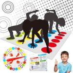 Twister jeux twister jeu de societe enfant jeu de famille jeu d�quipe jeu dadresse pour enfants et adultes ...