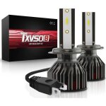 Txvso8 led ampoule h7phare ampoules voitureg4 6000k 100w 10000lmampoules auto de rechange pour lampes ...