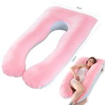 U - coussin de grossessecoussin dallaitementhousse coton100%insert amoviblesoutien dos du ventre des ...