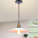 U - do rtro suspension luminaire rglable vintage lampe en fer blanc e27 36cm lustre clairage dcoration ...