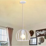 U - do suspension luminaire cratif lampe en mtal blanc e27 lustre ajustable design vintage dcoration ...