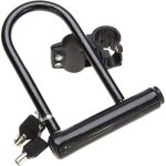 U serrure antivol vélo moto sécurité cadenas support acier scooter noir lock U serrure antivol vélo moto sécurité cadenas support acier scooter noir lock