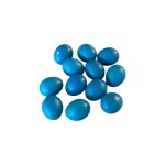 ?ufs de p�ques artificiels - lot de 60 - bleu azur - plastique l�ger - 1 x 15 cm