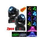Uking 120w jeux de lumiere dj - lyre led rgbw dmx 8 gobo beam - lumi�re de sc�ne pour dj party disco ...